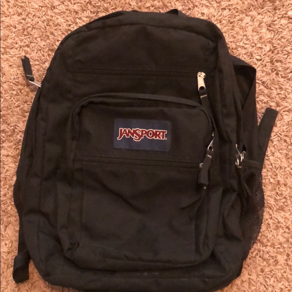 Jansport black back pack